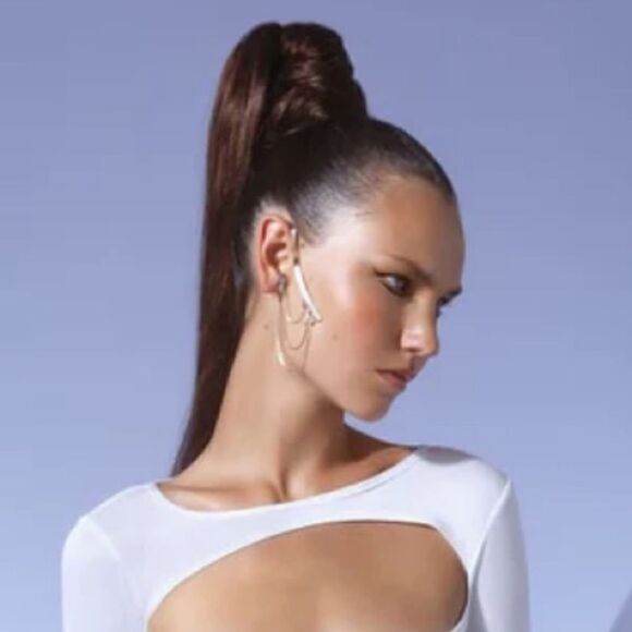 NWT MAM Originals Silver Viv Chain Ear Cuff #451. New in Box NIB OS Right - Picture 1 of 12